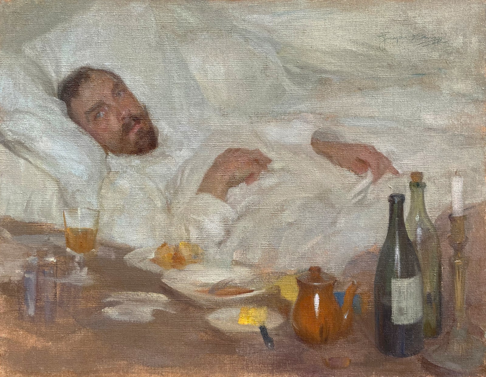 Joseph DeCamp, Portrait of a Man Resting
