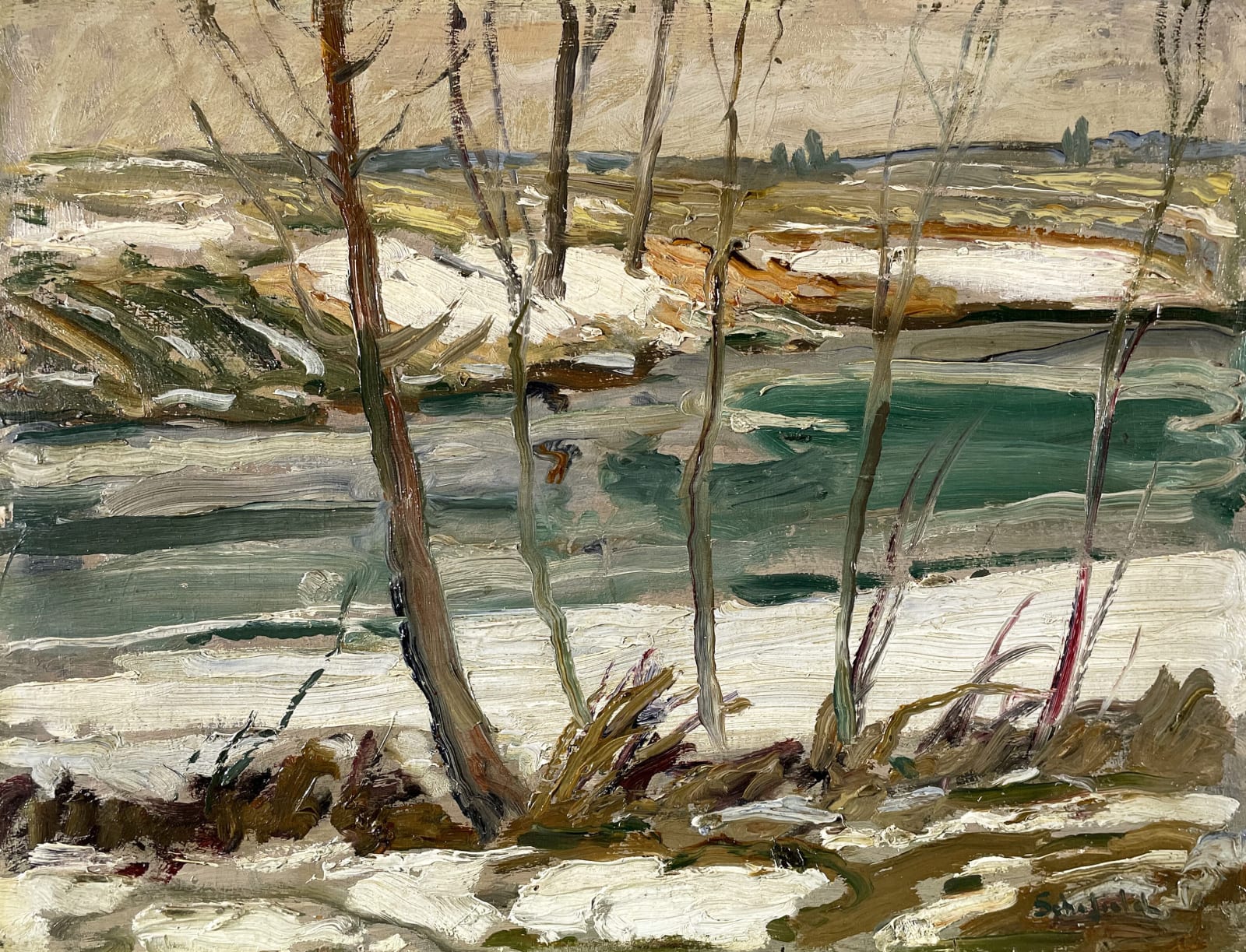 Walter Elmer Schofield, Winter River