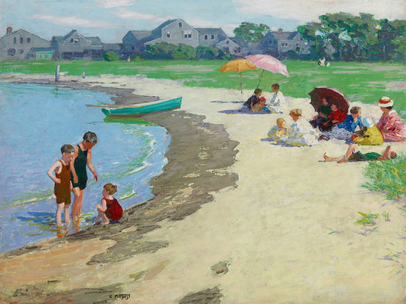Edward Potthast, A Family Picnic, c. 1910–20