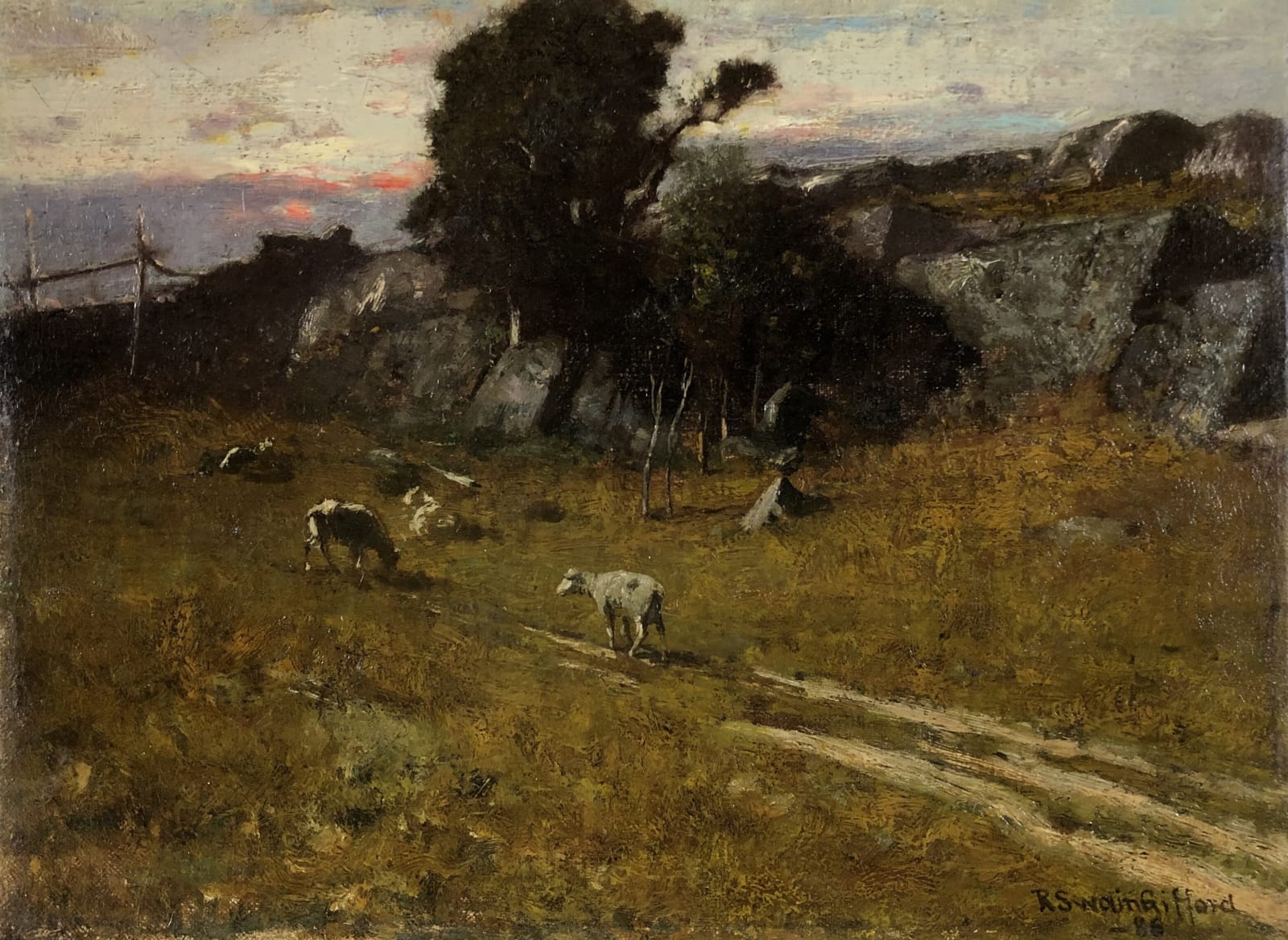Robert Swain Gifford, Evening Landscape, 1886