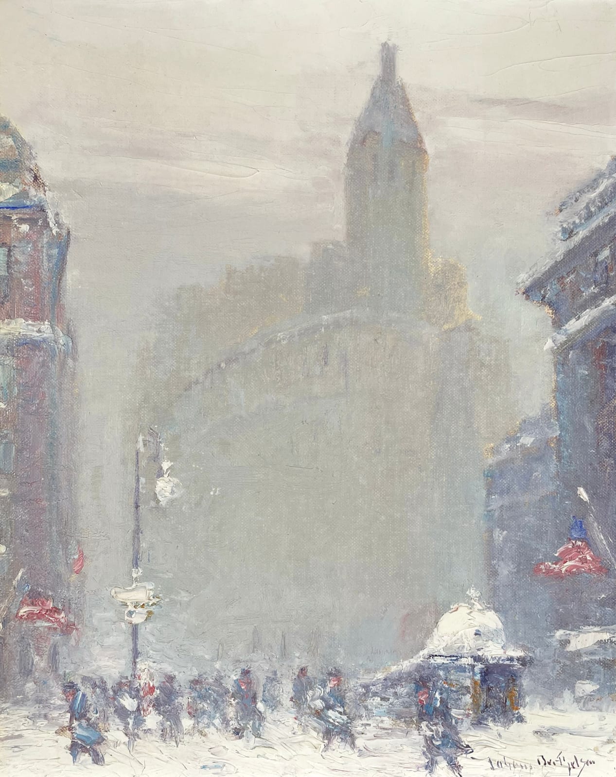 Johann Berthelsen, New York Winter Scene