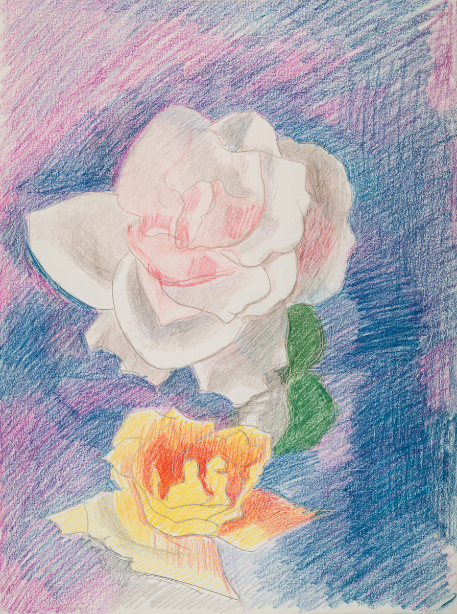 Joseph Stella, Pink and Yellow Roses
