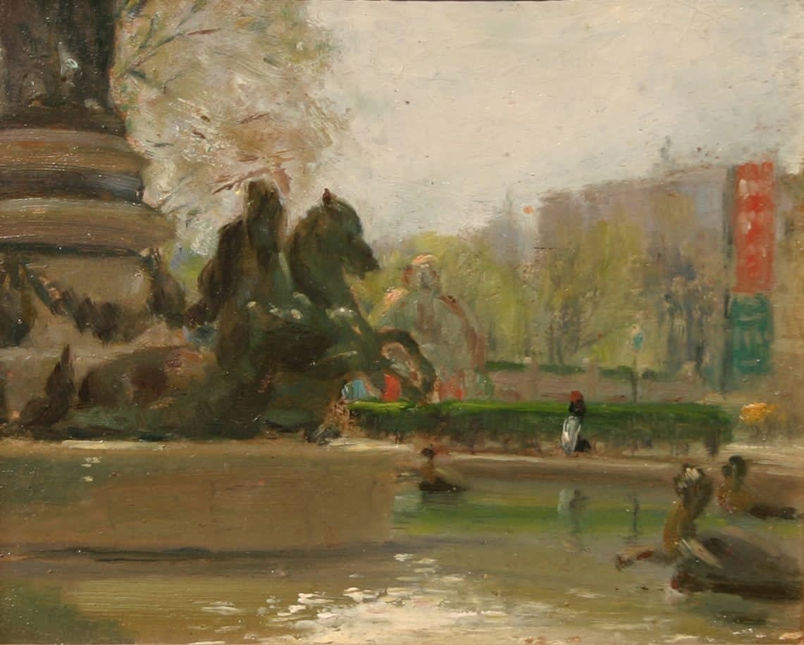 Albert Jean Adolphe, Parisian Fountain, 1899