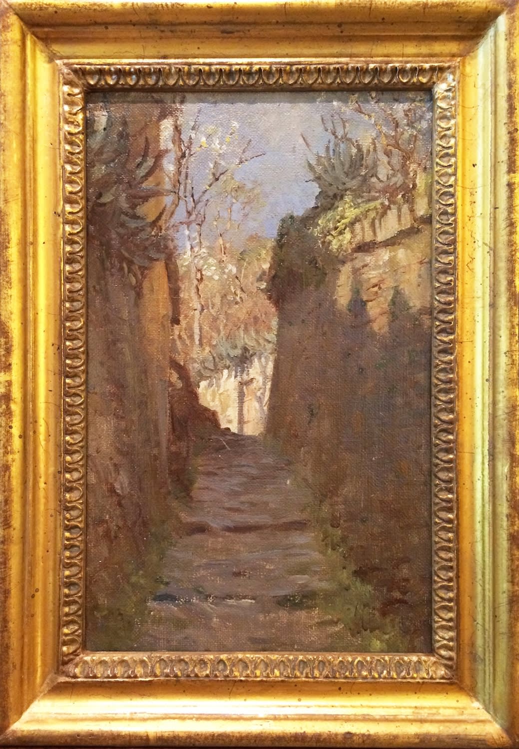 Anna Mary Richards Brewster, Village Path, Italy