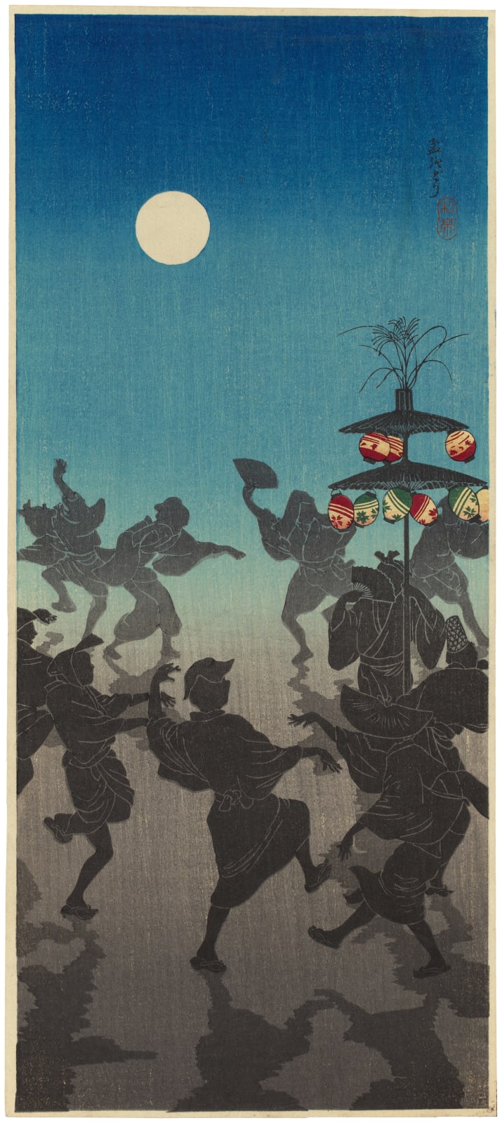 Takahashi Shotei (Hiroaki) (1871-1945), Dance Festival (Bon Odori), 1927-36