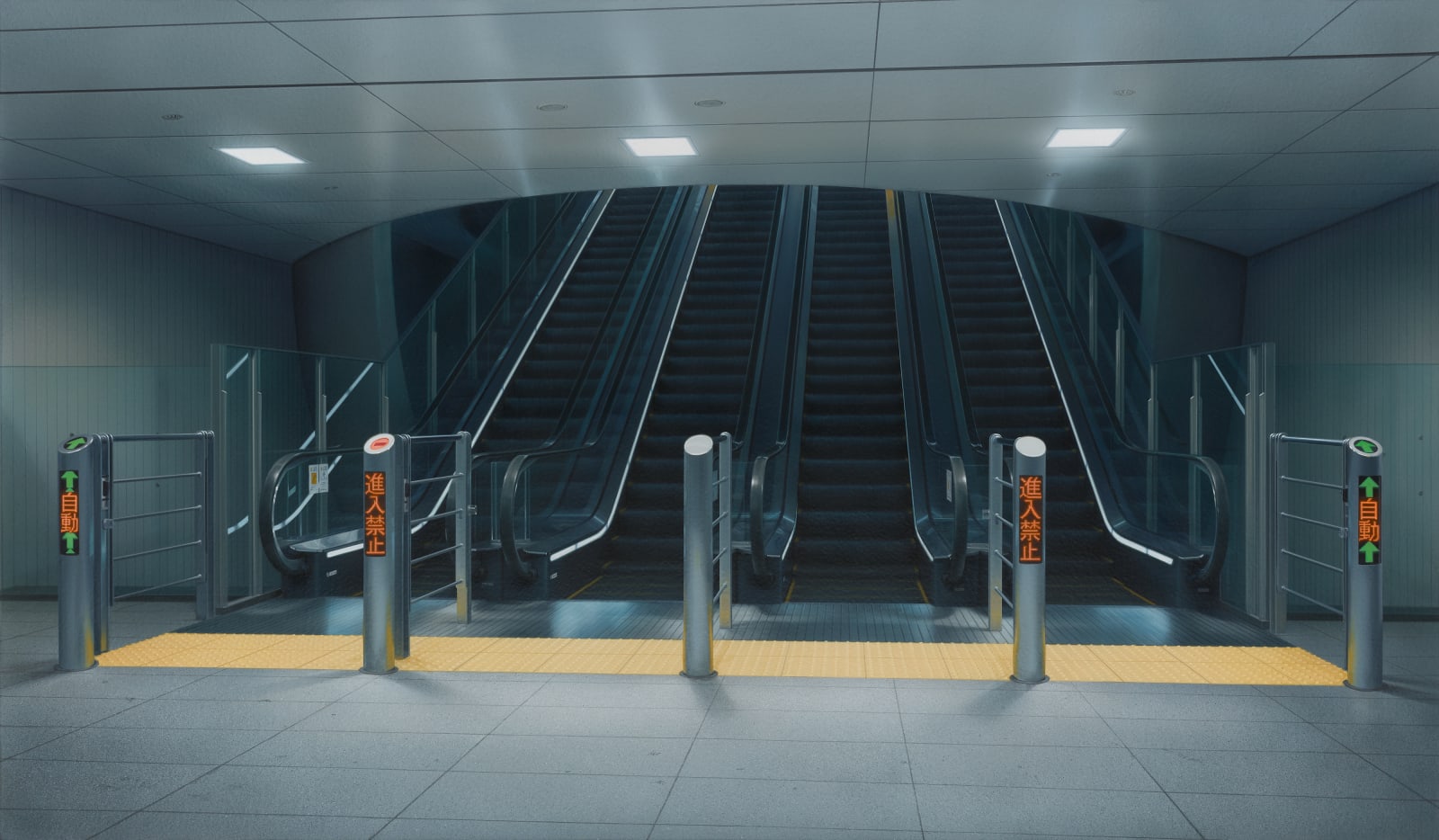 Taira Hisaya (b. 1960), Escalator #27, 2010