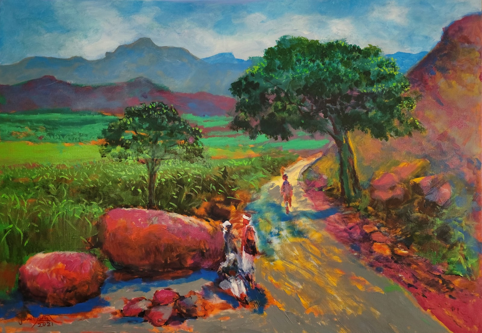 Hakim Alakel, Untitled, 2021