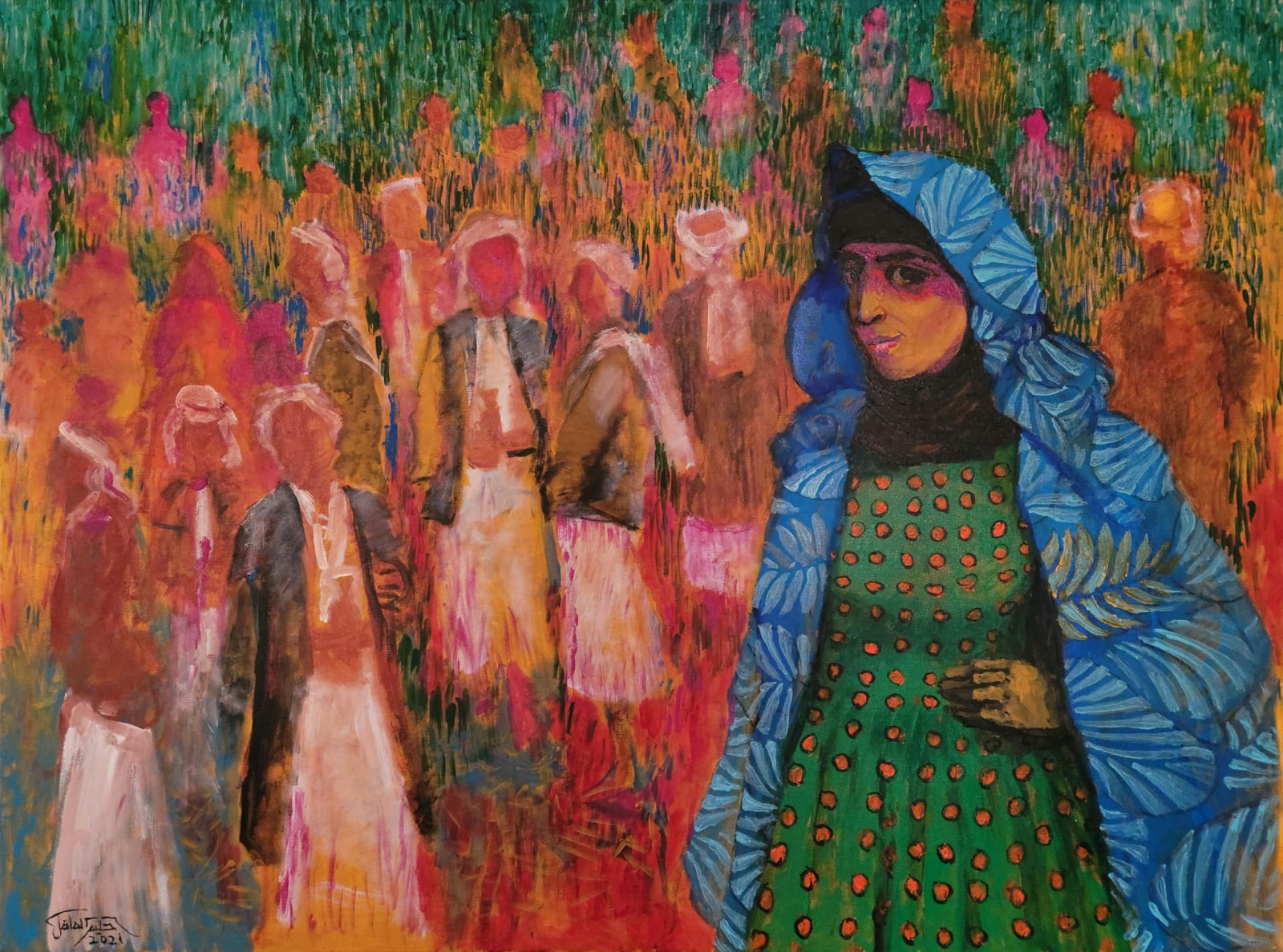 Hakim Alakel, Untitled, 2021