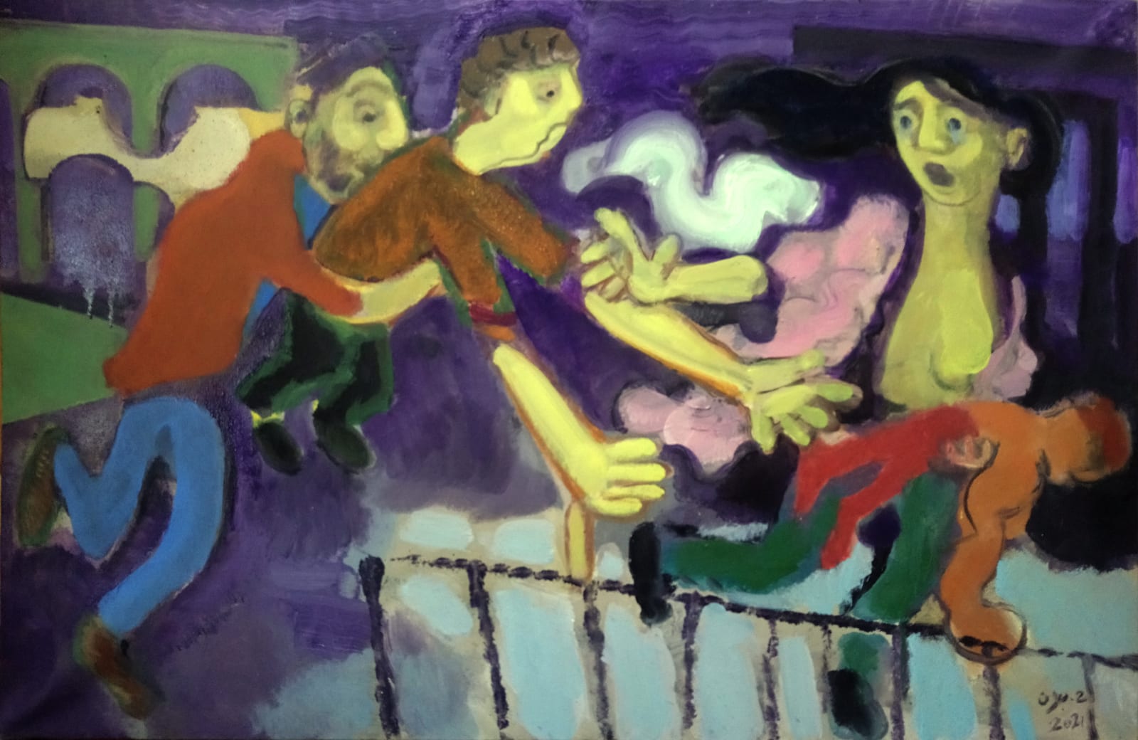 Houssam Ballan, Rest on the Flight Into The West, 2021