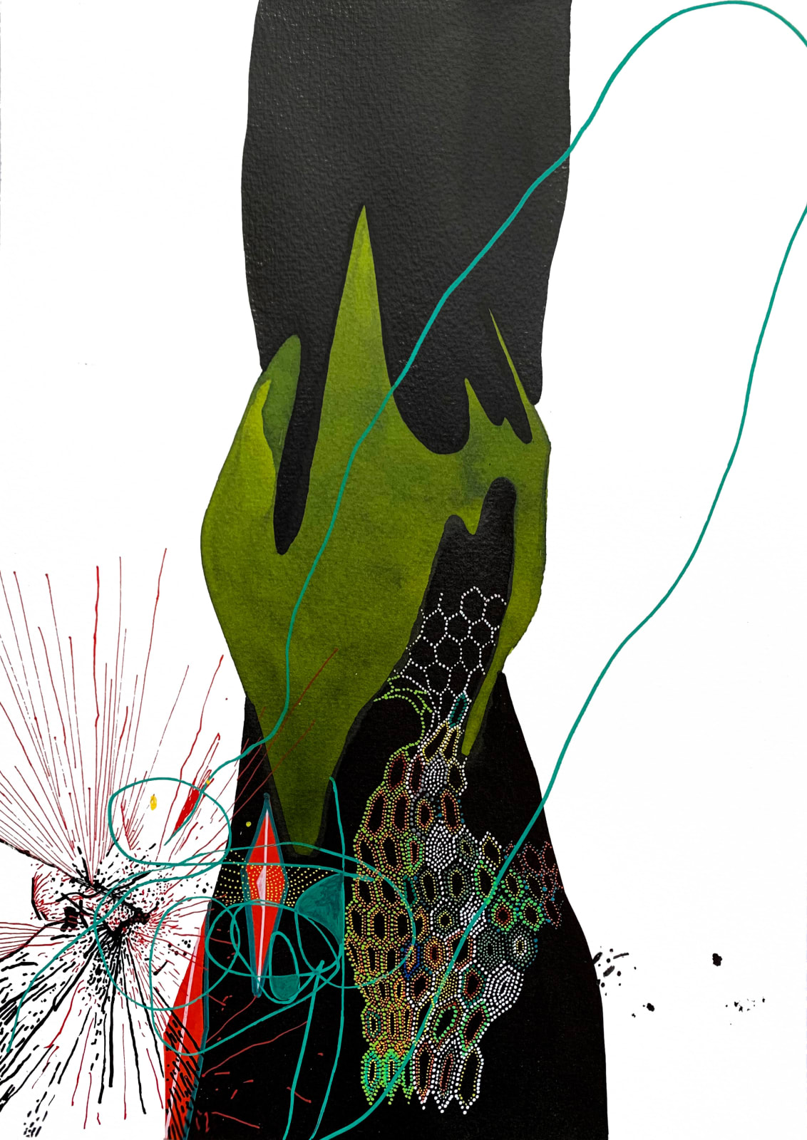 Herbert Baglione, Untitled #35, 2019