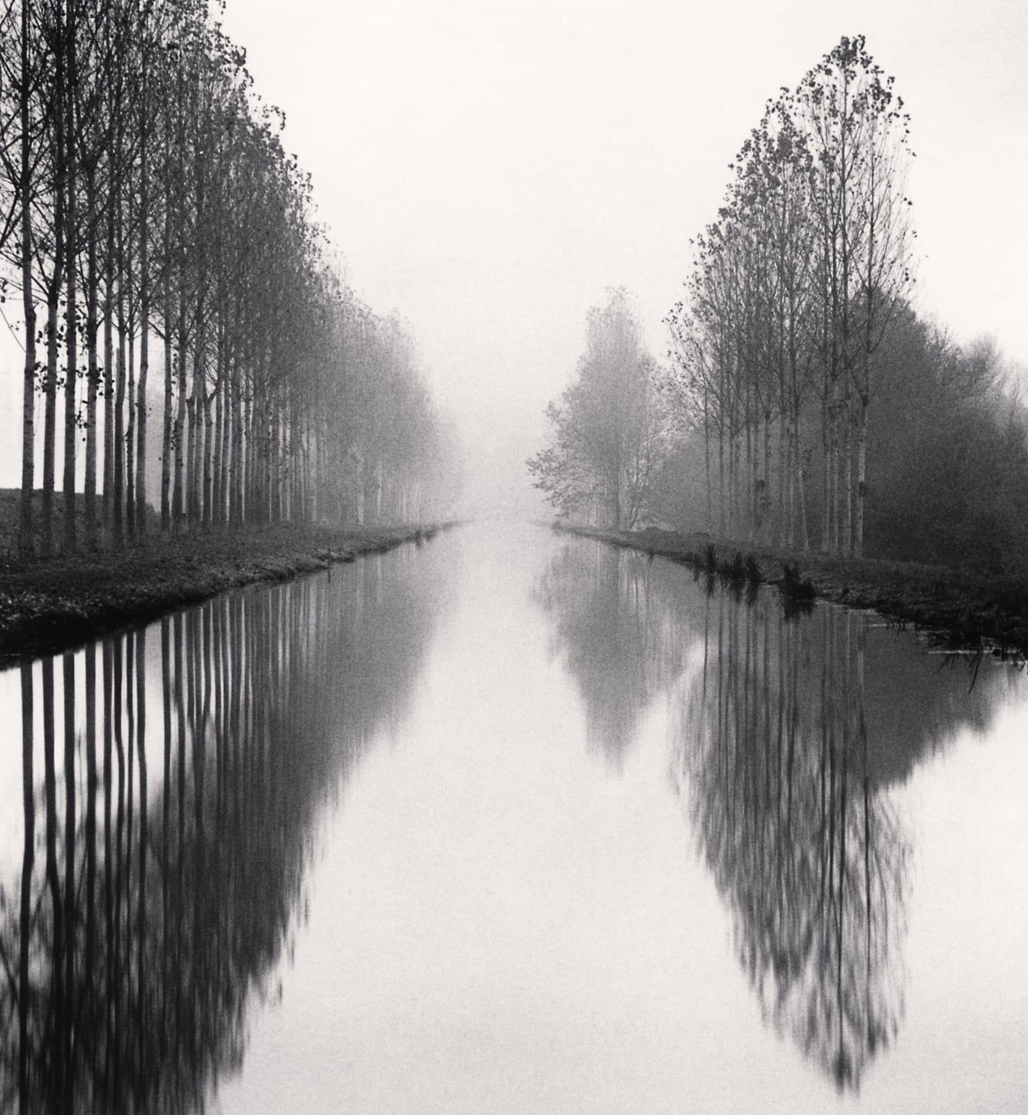 Michael Kenna, French Canal, Study 1, TYBW, Loire et Cher, France