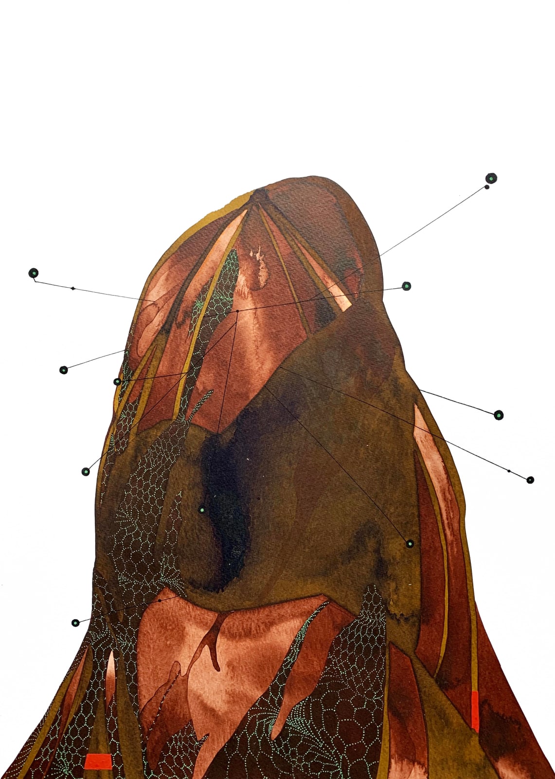 Herbert Baglione, Untitled #25, 2018