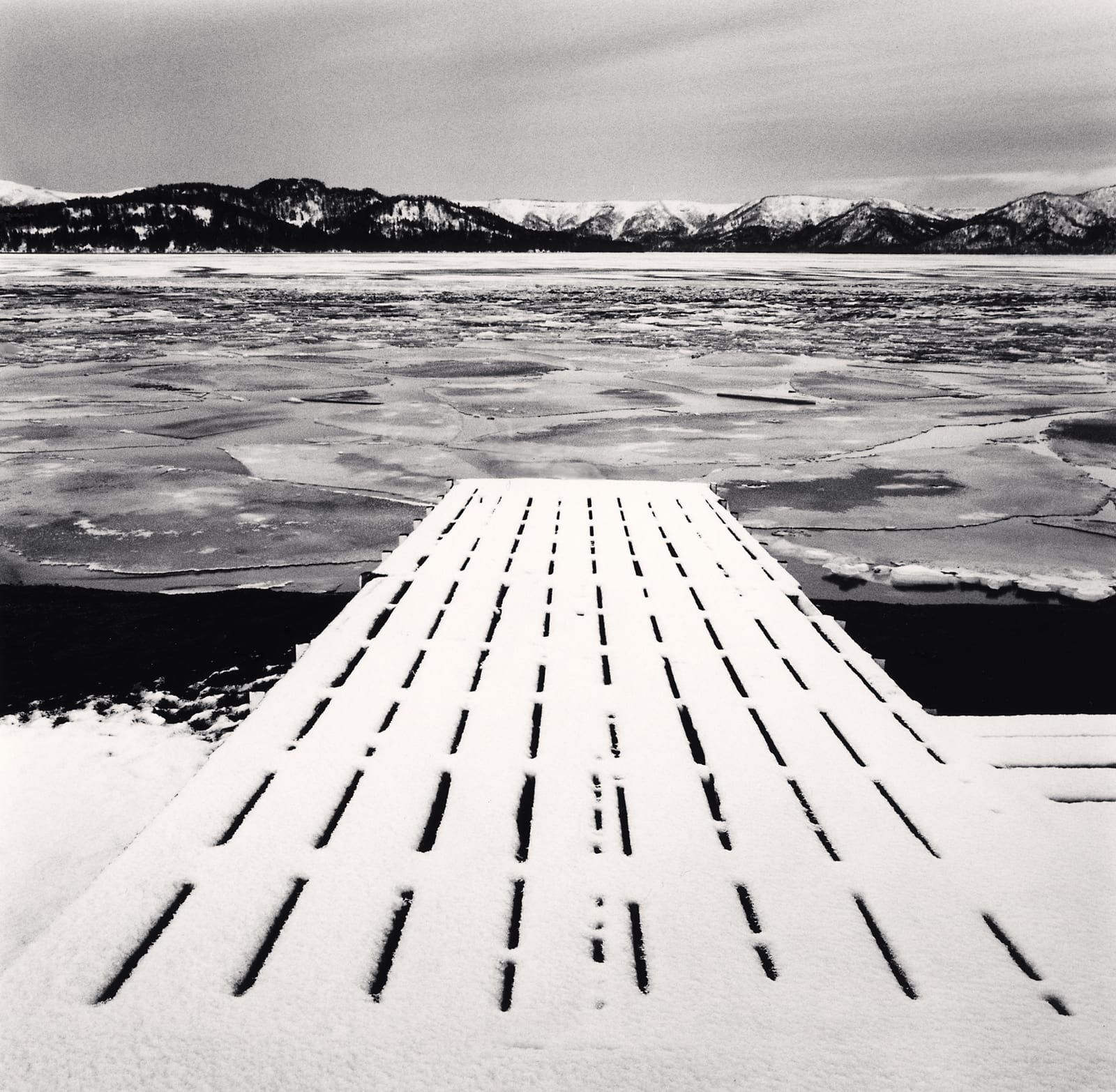 Michael Kenna, Freezing Morning, Kussharo Lake, Hokkaido, Japan., 2014