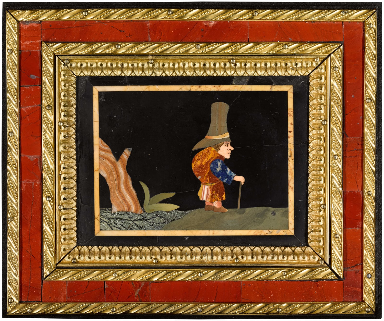 After design by Jaques Callot (Nancy, France 1592 - 1635), The Hunchbacks, XVIII d. C.