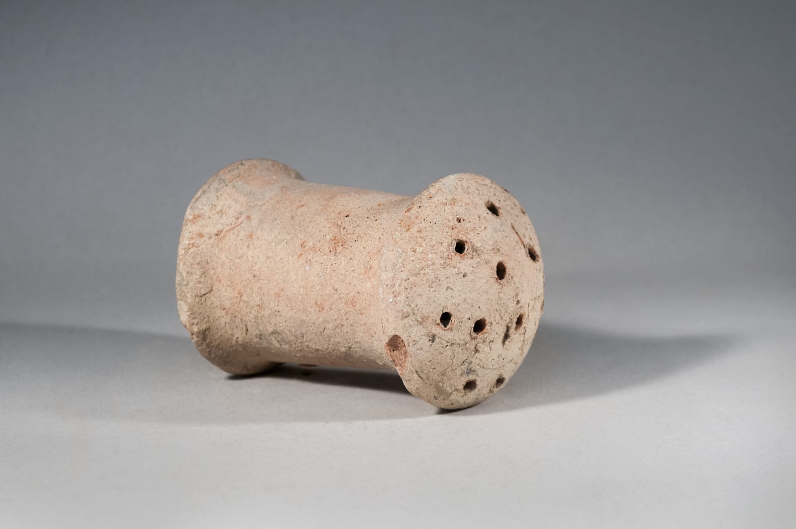 Israelite Ceramic Toy Rattle, Israelite kingdom period, iron age II circa 800 B.C.E. – 700 B.C.E.