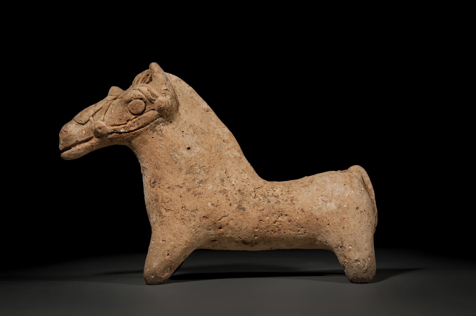 Israelite Ceramic Figurine of a Horse, Iron Age II, 800 B.C.E. - 600 B.C.E.