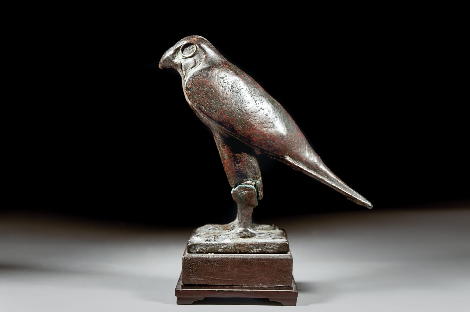Late Dynastic Bronze Statue of Horus, Late Dynastic Period, 26th-30th Dynasty, 717-332 BC
