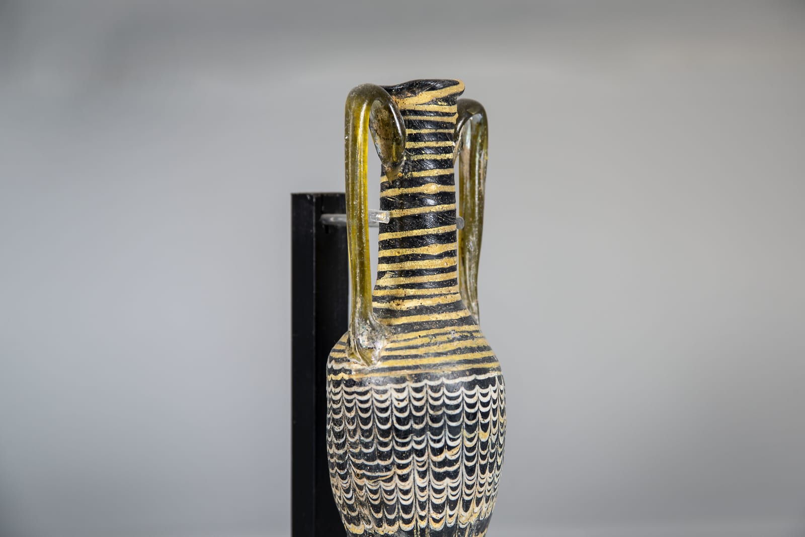 A Greco-Phoenician Core Formed Glass Amphora, Circa 200 B.C.E. – 100 B.C.E.