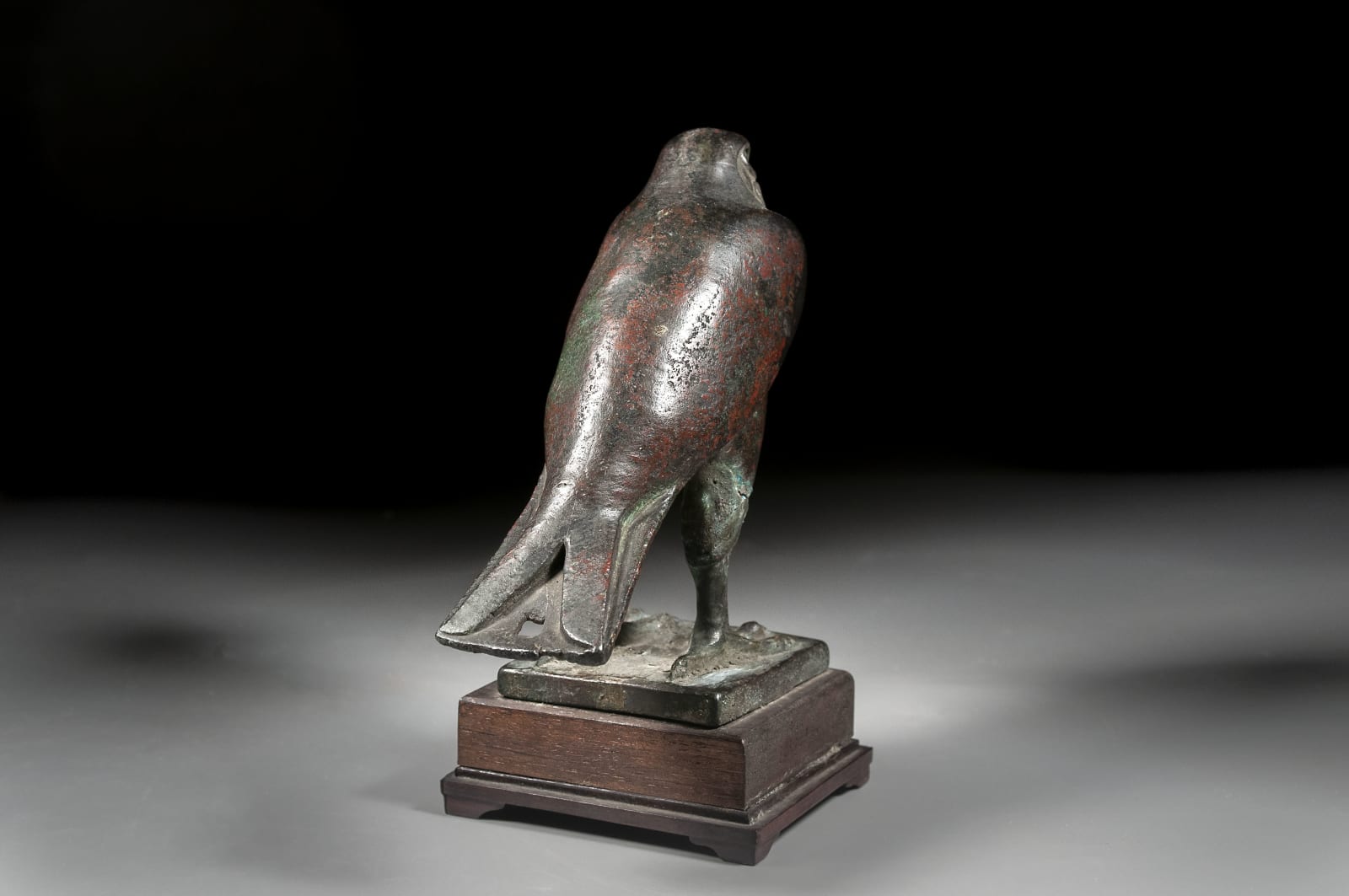 Late Dynastic Bronze Statue of Horus, Late Dynastic Period, 26th-30th Dynasty, 717-332 BC