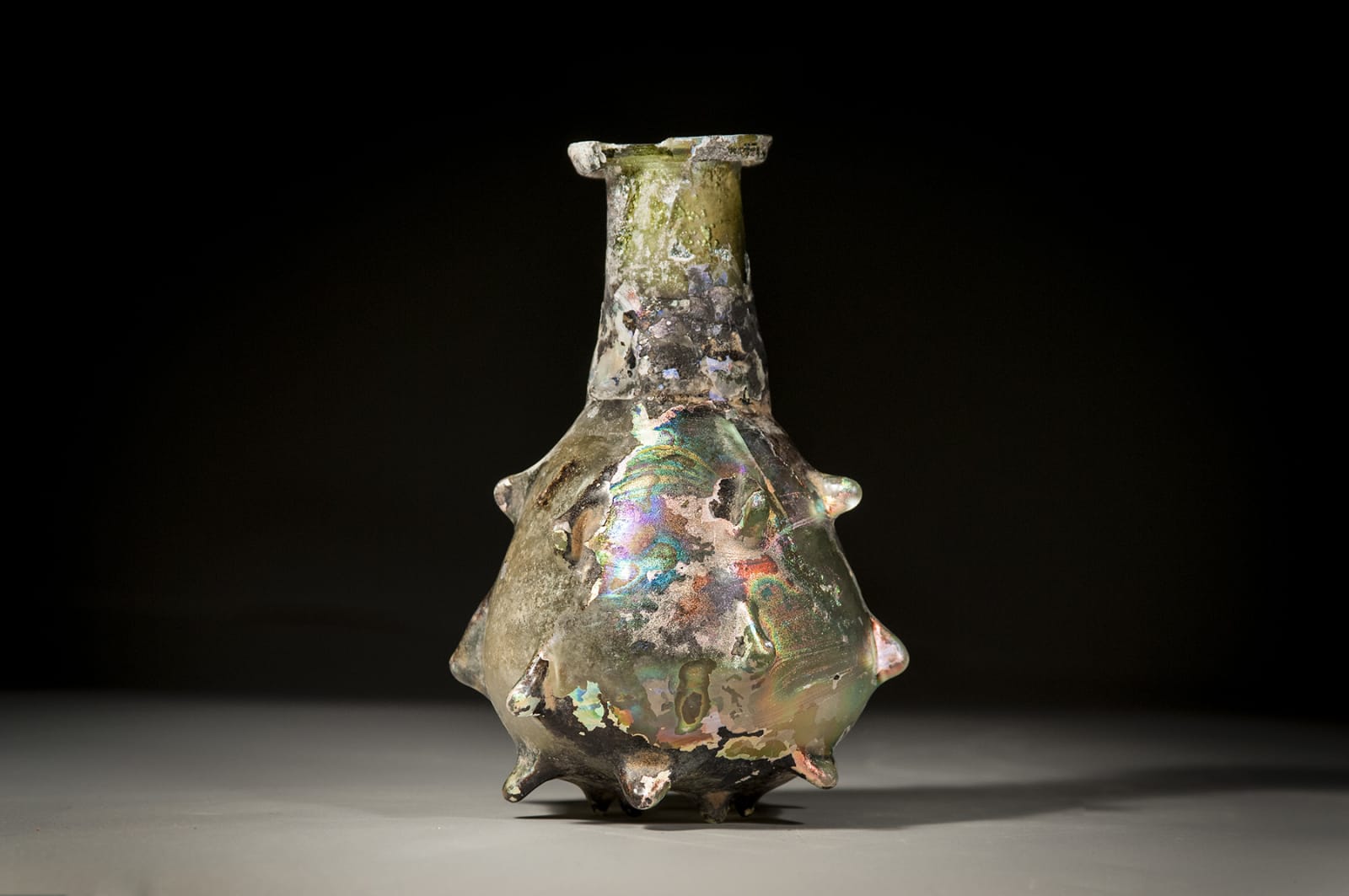 Large Flask Decorated with Pinched Out Spikes, Roman, 100 C.E. - 300 C.E.