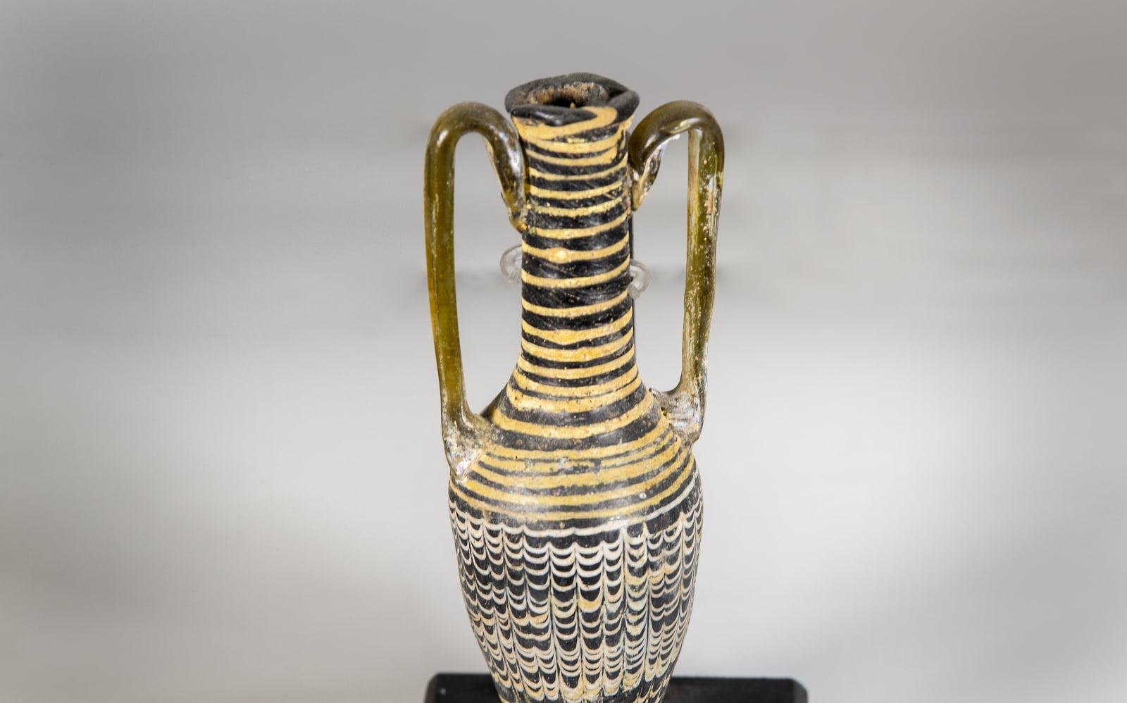 A Greco-Phoenician Core Formed Glass Amphora, Circa 200 B.C.E. – 100 B.C.E.