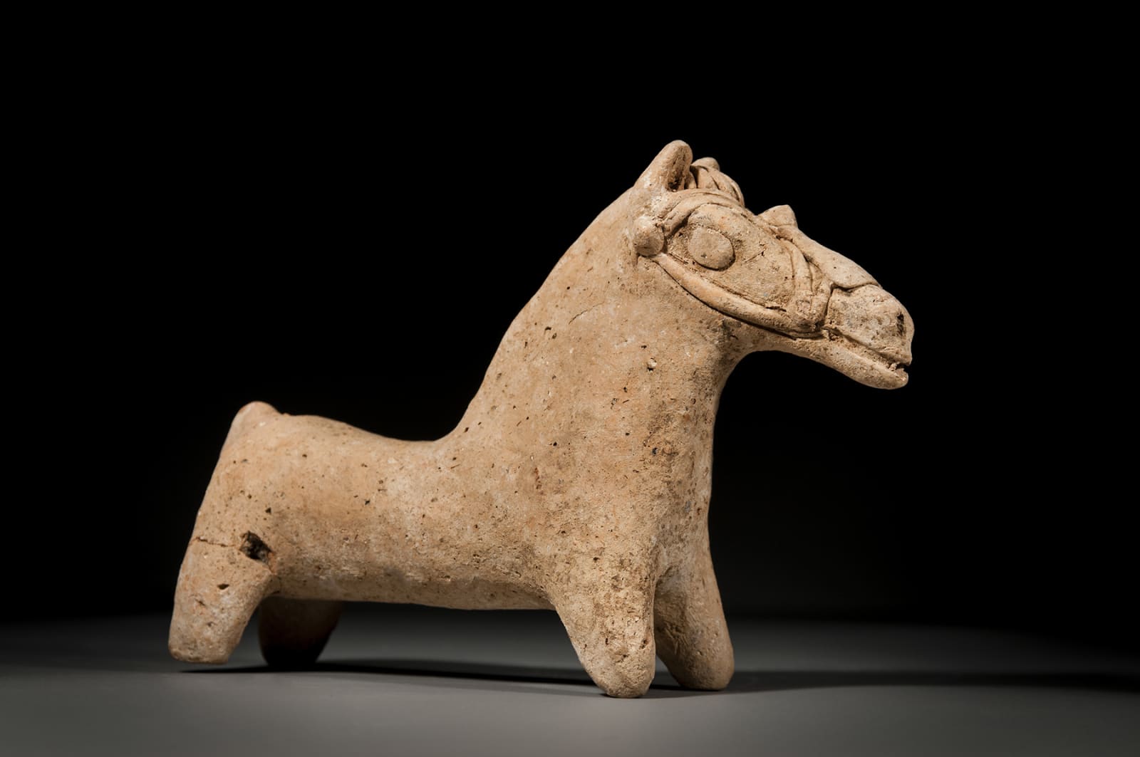 Israelite Ceramic Figurine of a Horse, Iron Age II, 800 B.C.E. - 600 B.C.E.