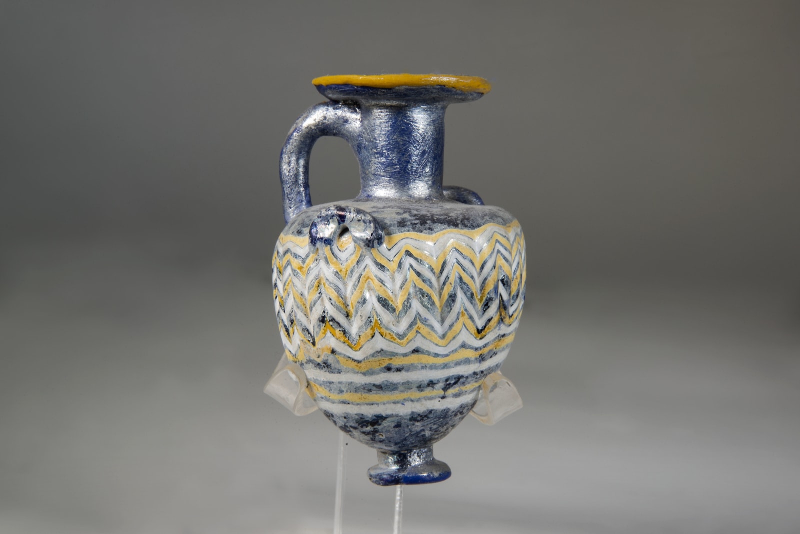 A Greco-Phoenician Core Formed Glass Hydriske, Circa 400 B.C.E – 300 B.C.E.