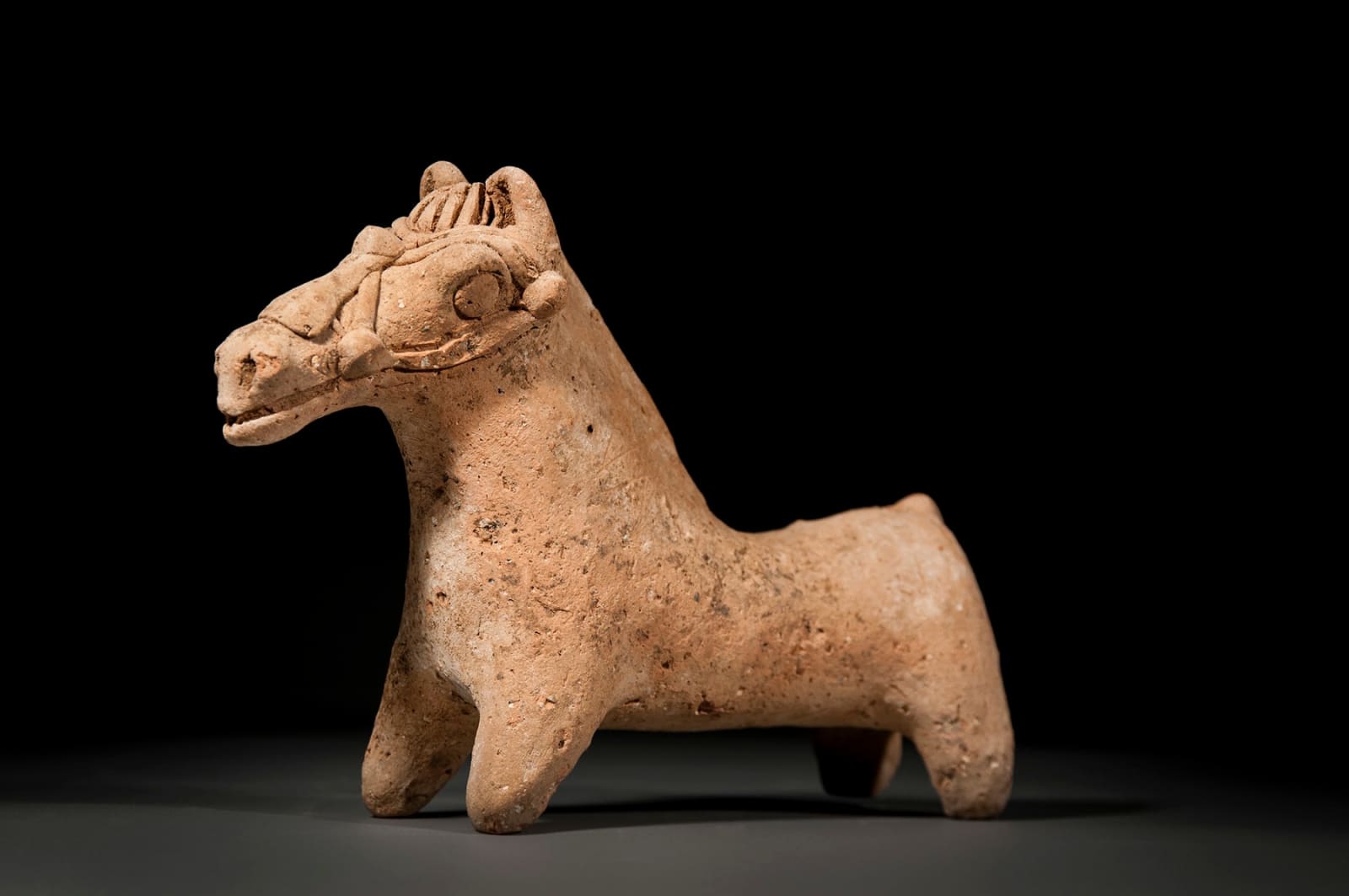 Israelite Ceramic Figurine of a Horse, Iron Age II, 800 B.C.E. - 600 B.C.E.