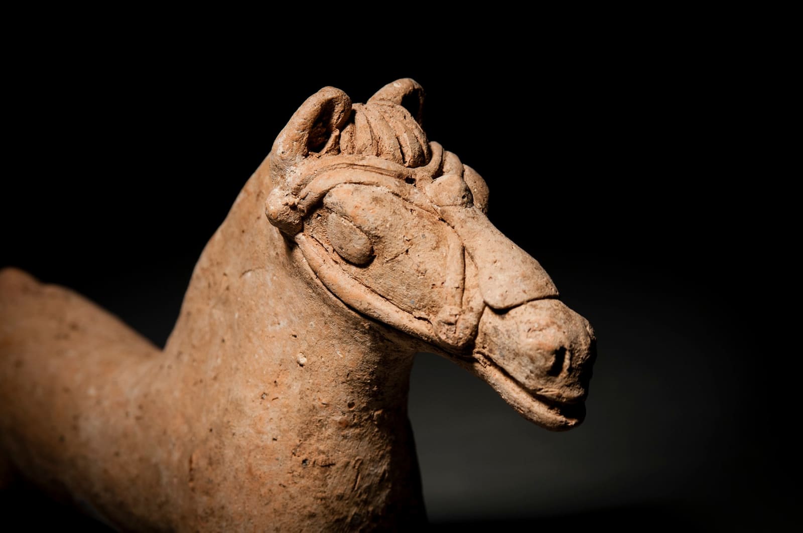 Israelite Ceramic Figurine of a Horse, Iron Age II, 800 B.C.E. - 600 B.C.E.