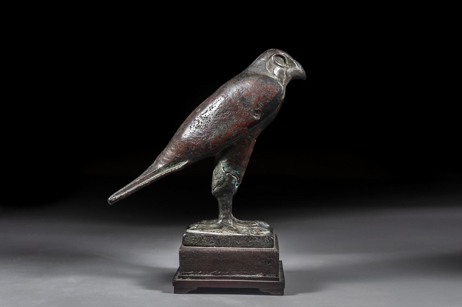Late Dynastic Bronze Statue of Horus, Late Dynastic Period, 26th-30th Dynasty, 717-332 BC