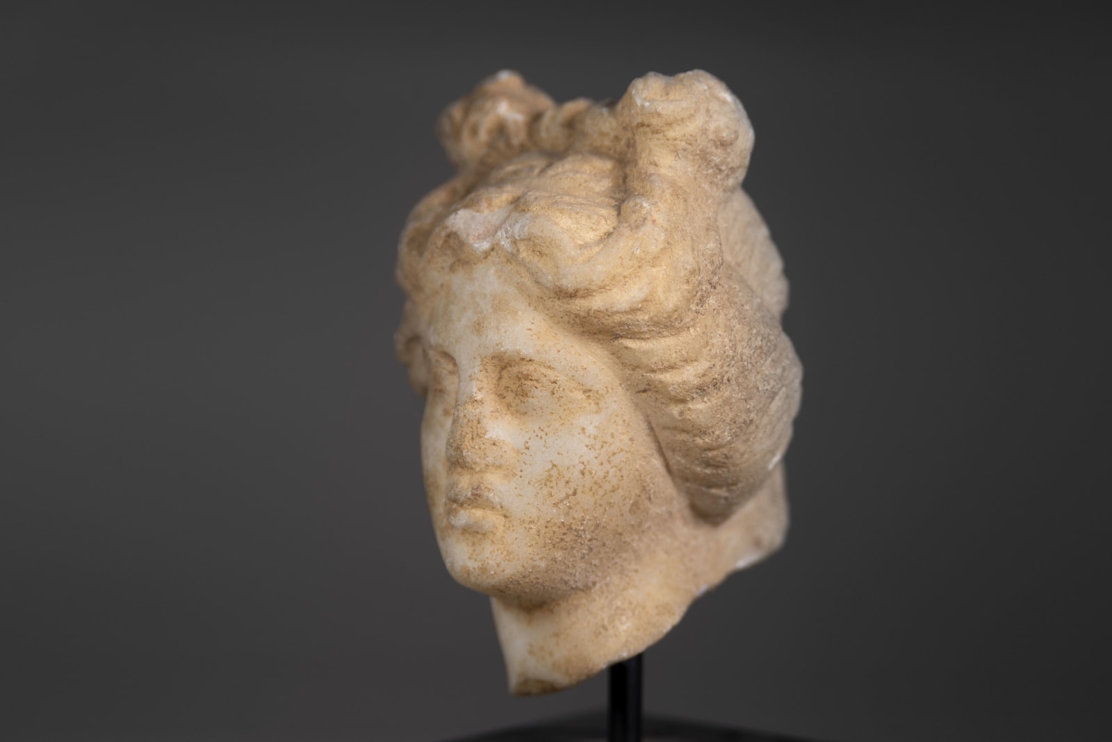 A Greco-Roman Marble Head of a Woman, Circa 100 B.C.E.