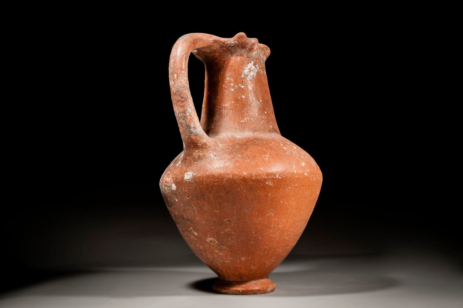 Classic Phoenician Trefoil Lip Jug, Iron Age II, 950 B.C.E. - 850 B.C.E.