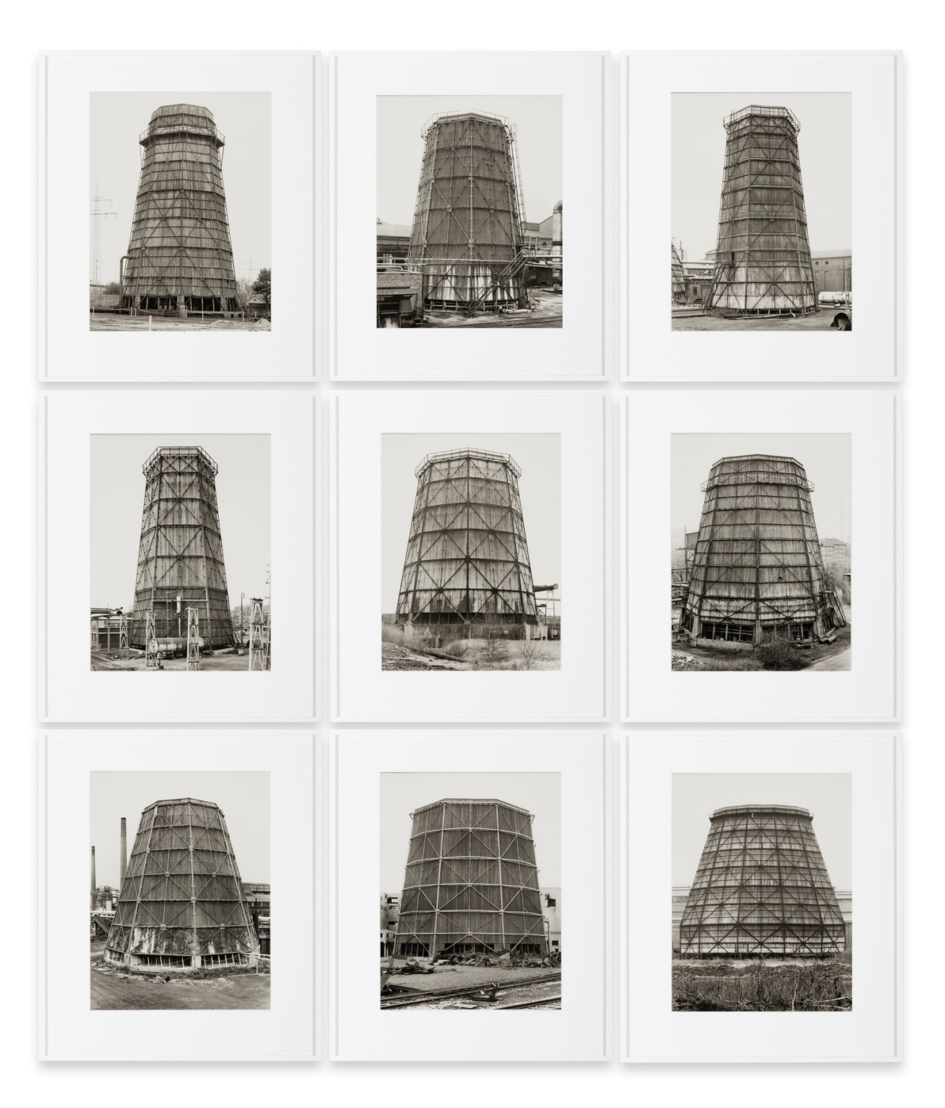 Bernd and Hilla Becher, Cooling Towers, 1959-1992