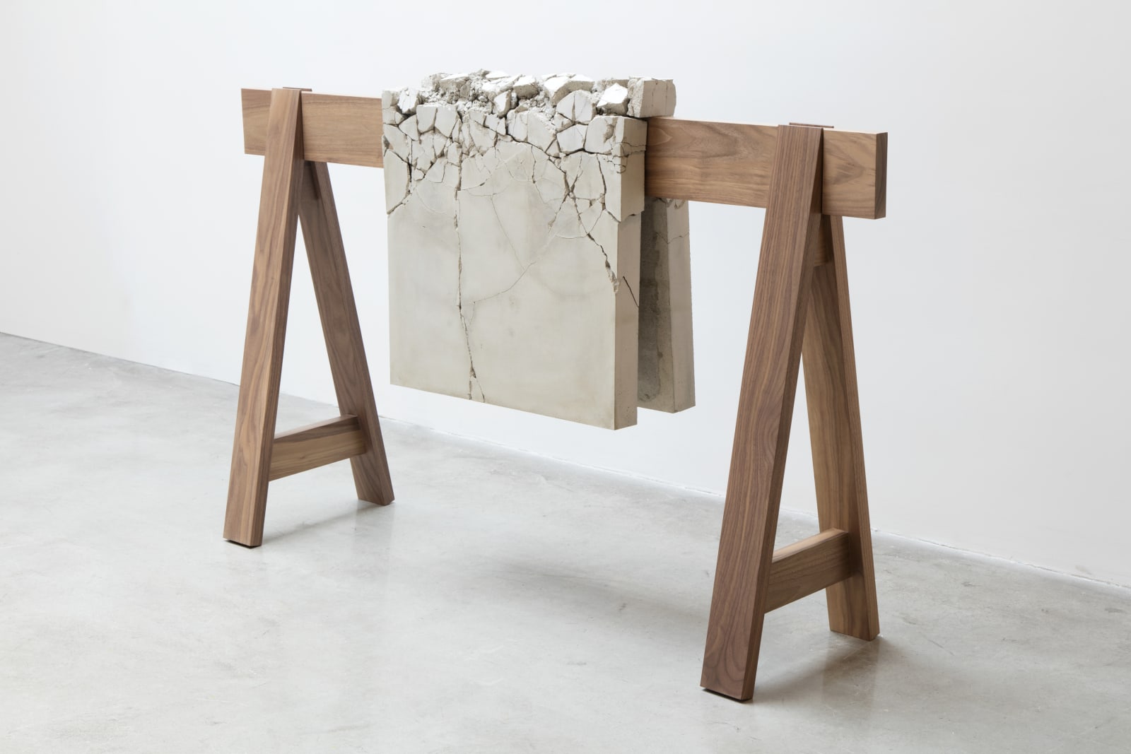 Analia Saban, Drapped Concrete (8 sq ft.), 2016