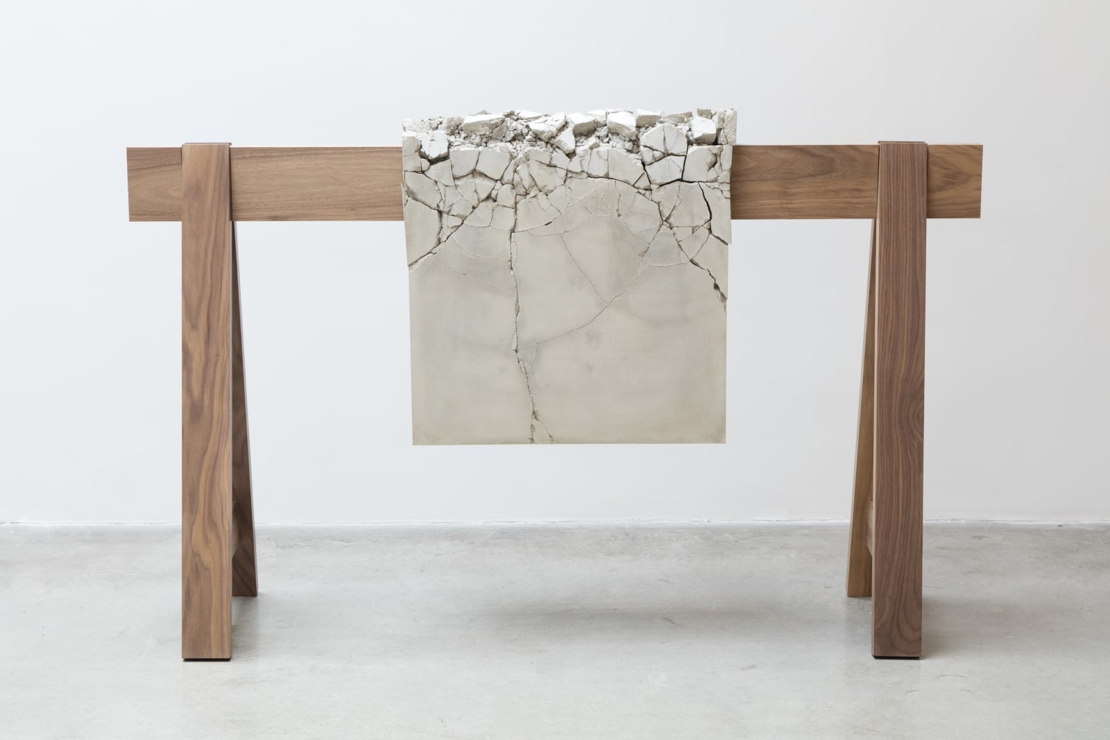 Analia Saban, Drapped Concrete (8 sq ft.), 2016