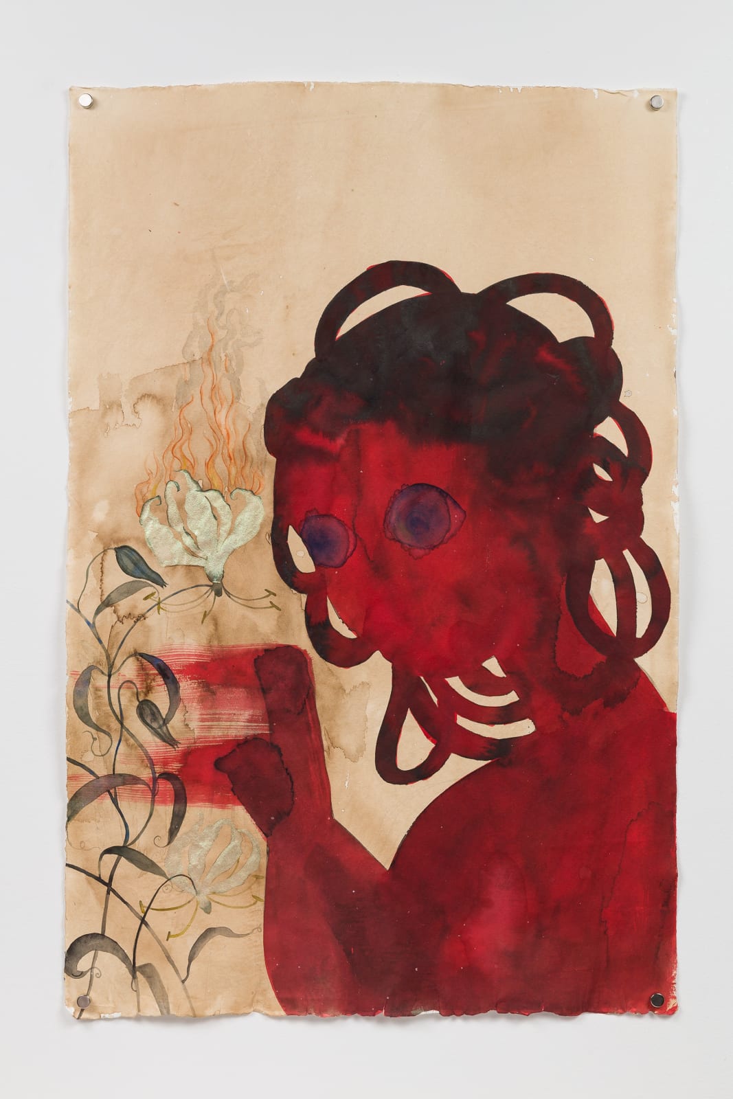 Chioma Ebinama, Fragant blooms burning, 2022