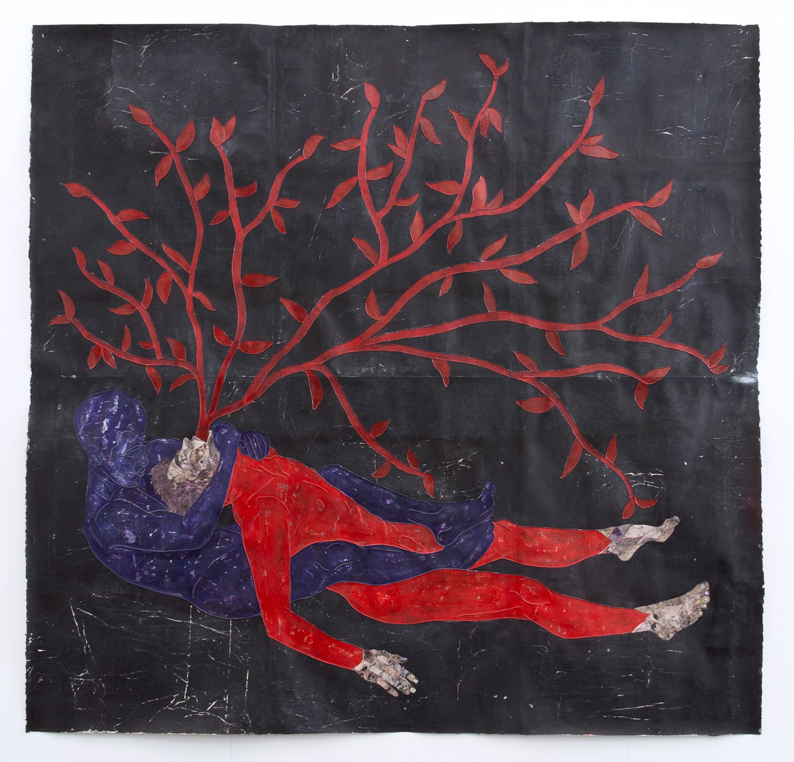 Felipe Baeza, My vision is small fixed to what can be heard between the ears the spot between the eyes a well-spring opening to el mundo grande, 2018