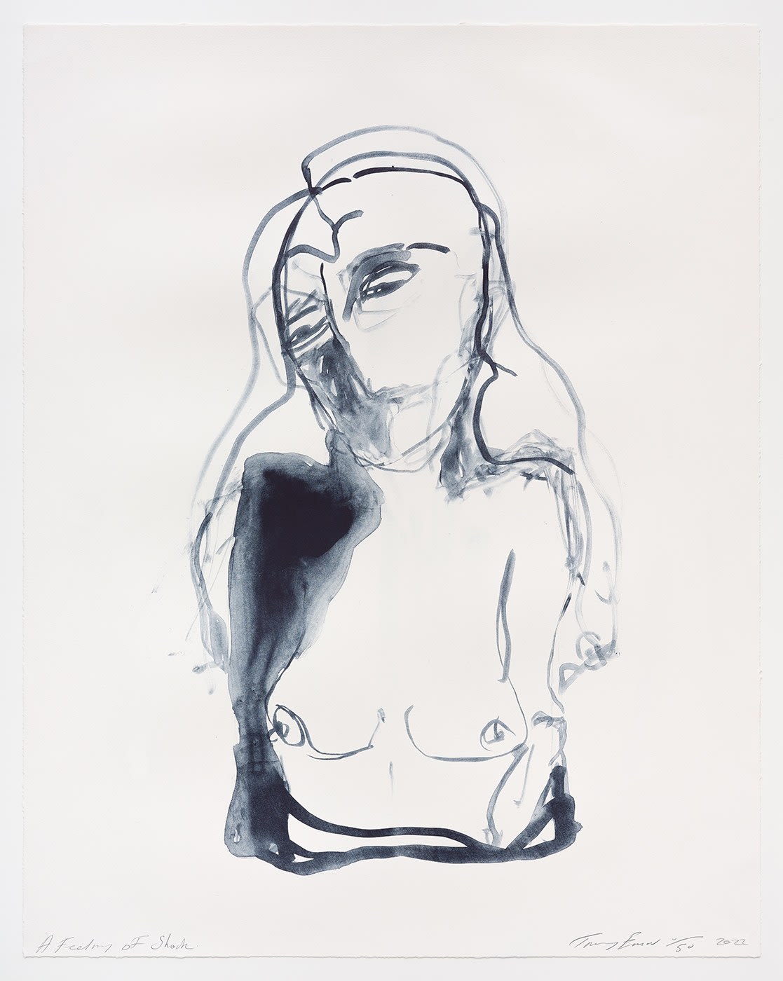 Tracey Emin, A Feeling Of Shock (from A Journey To Death), 2021