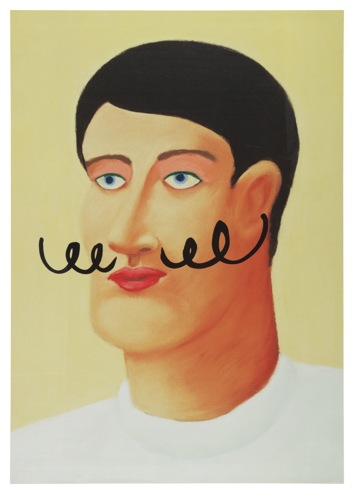 Nicolas Party, Portrait With A Mustache, 2013