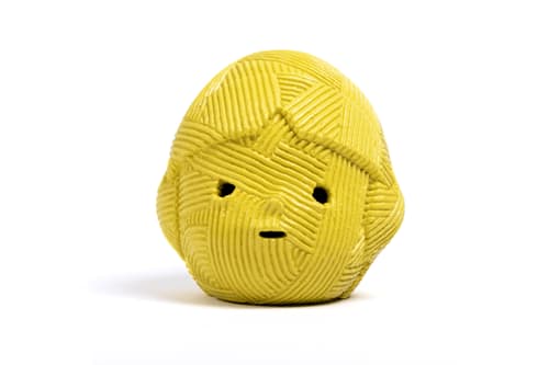 En Iwamura, Hero Head (yellow), 2019