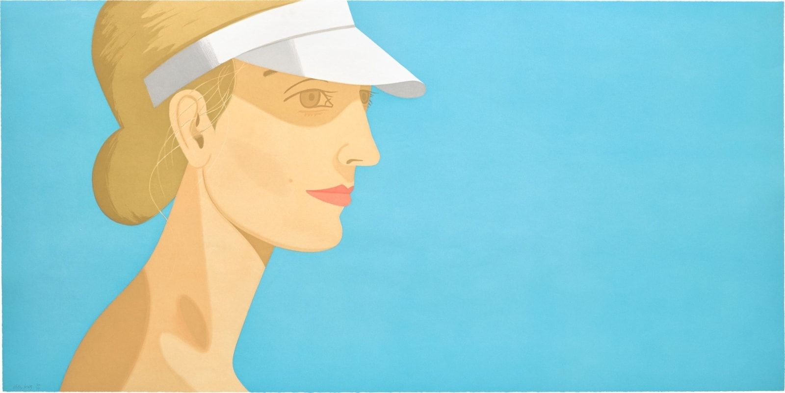 Alex Katz, White Visor, 2003