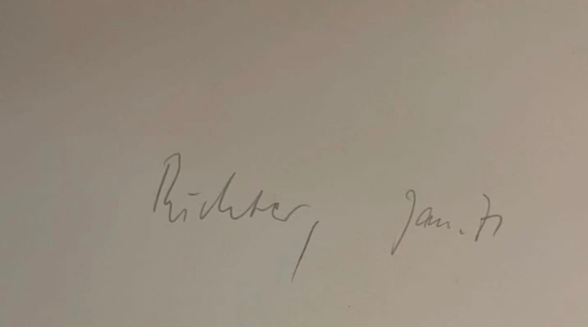 Gerhard Richter, Self-portrait, 1971