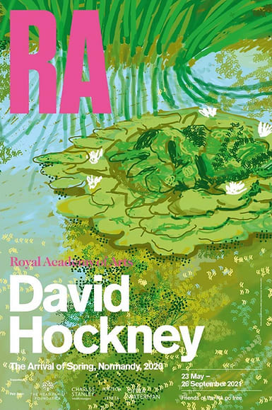 David Hockney, Royal Academy Exhibition Posters (4), 2021