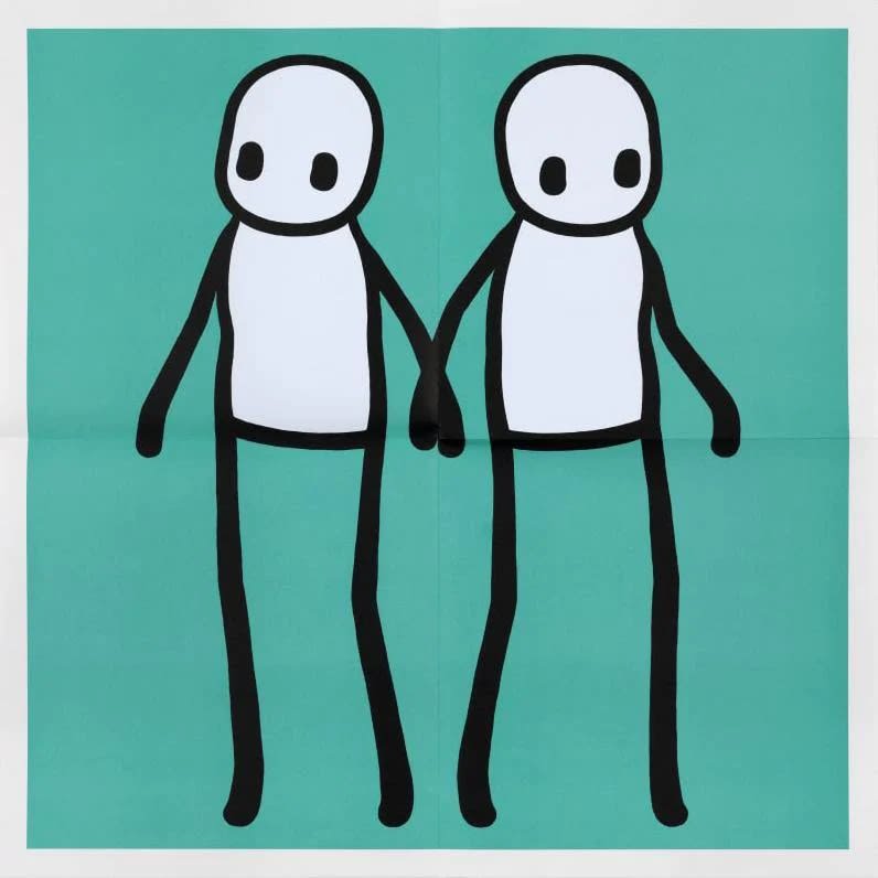 Stik, Holding Hands - teal, 2020