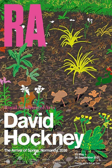 David Hockney, Royal Academy Exhibition Poster, 2021