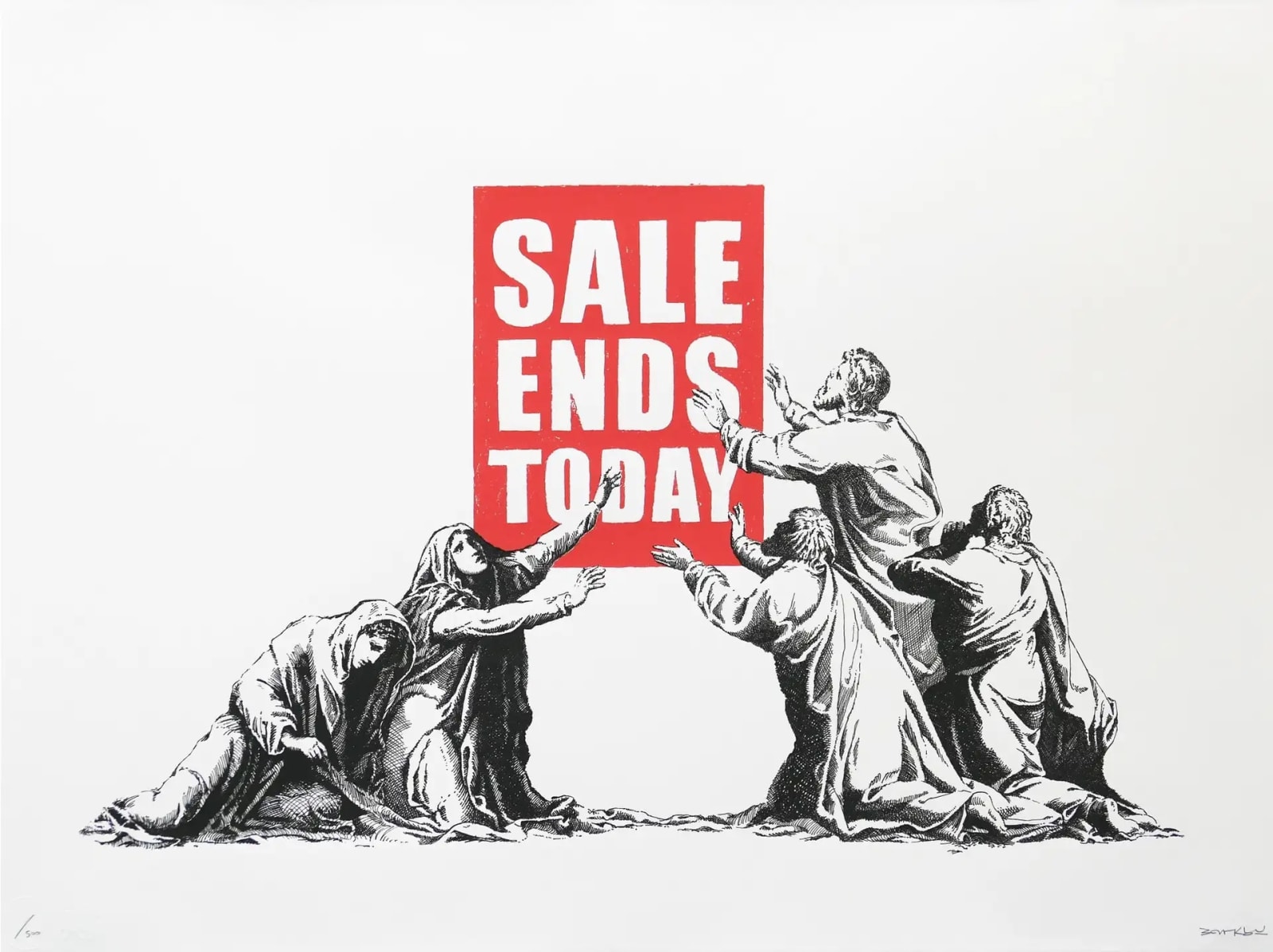 Banksy, Sale Ends (V2) - Signed, 2017