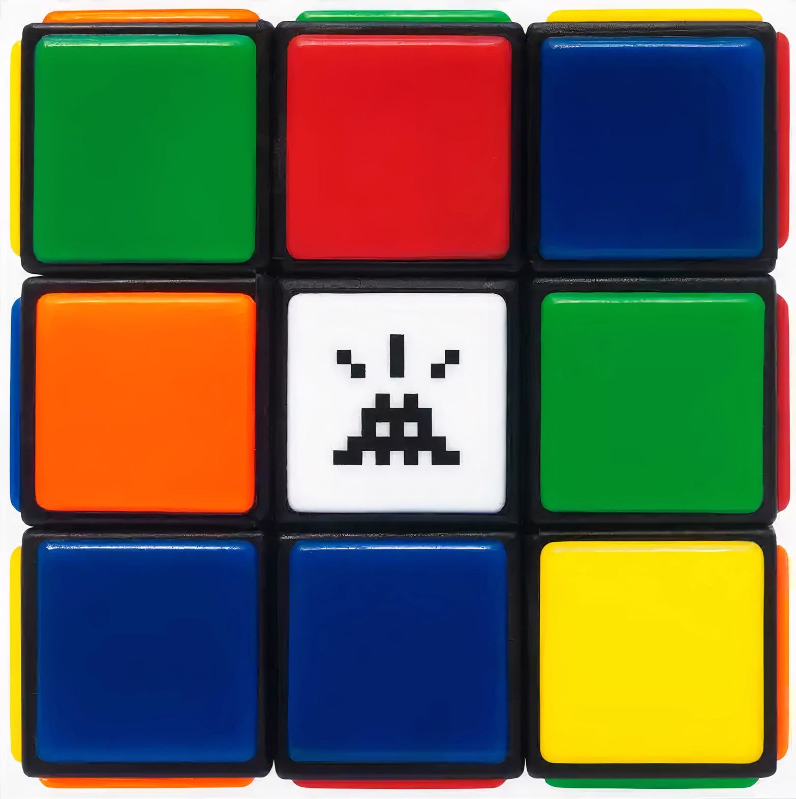 Invader, Invaded Cube NVDR1-1, 2022