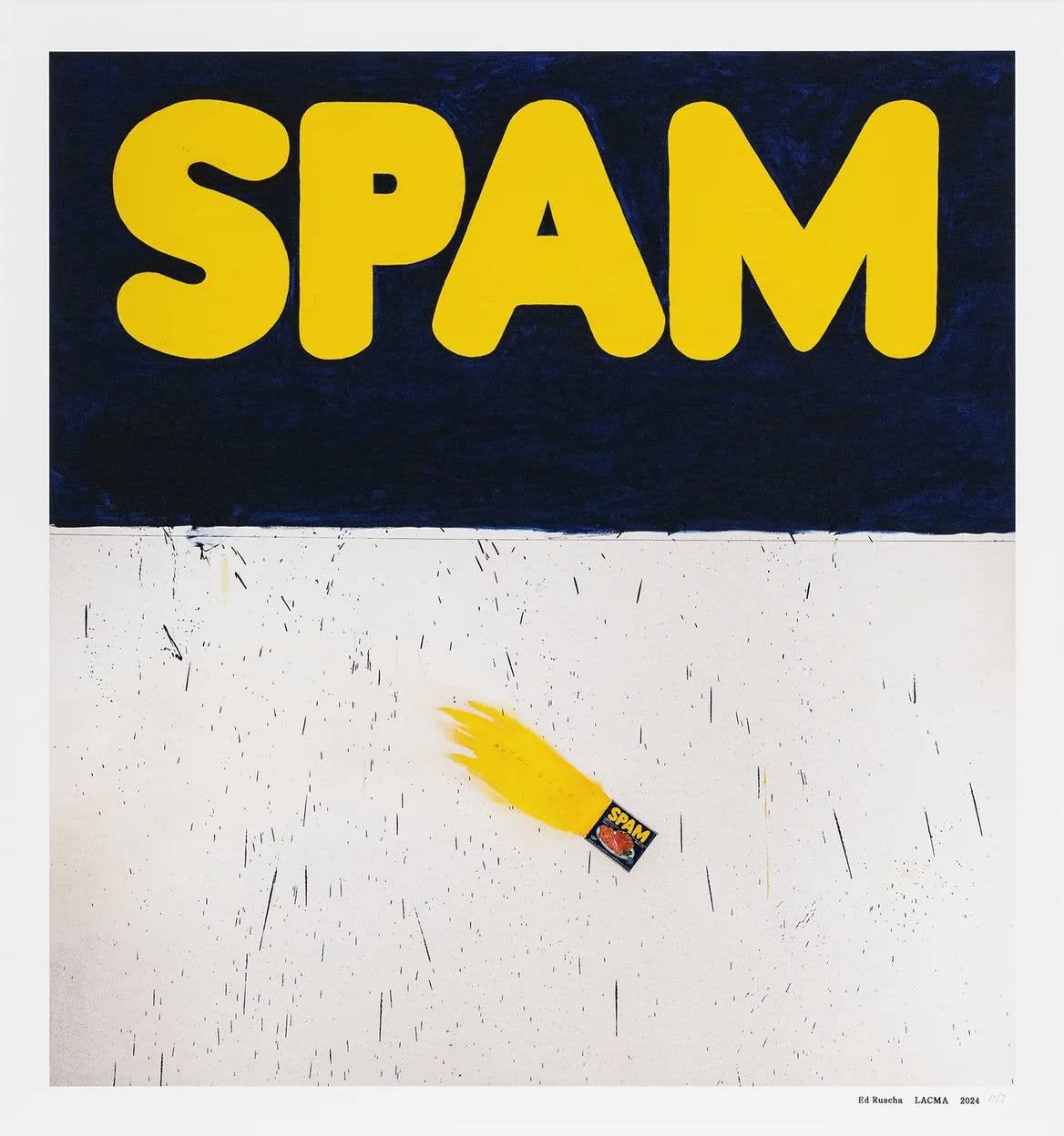 Ed Ruscha, Actual Size, 2024