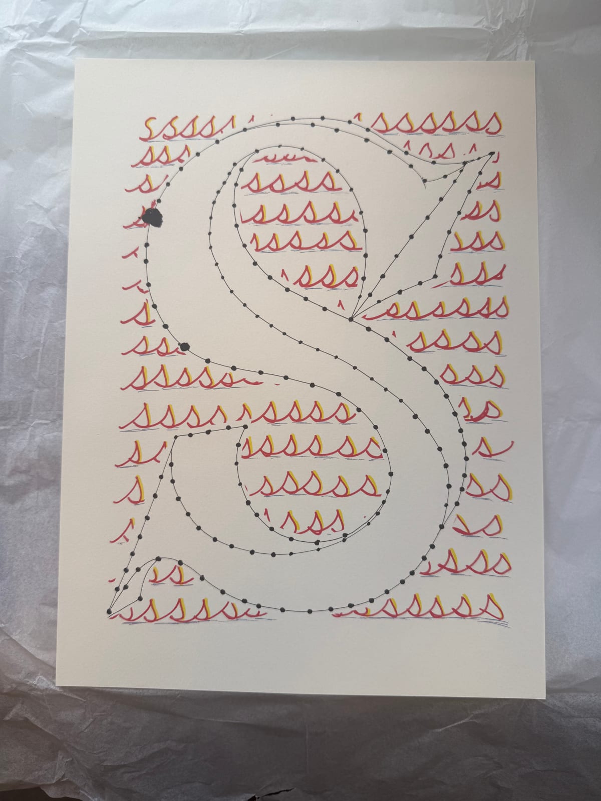 David Hockney, 'S' from 'Hockney's Alphabet' , 1991