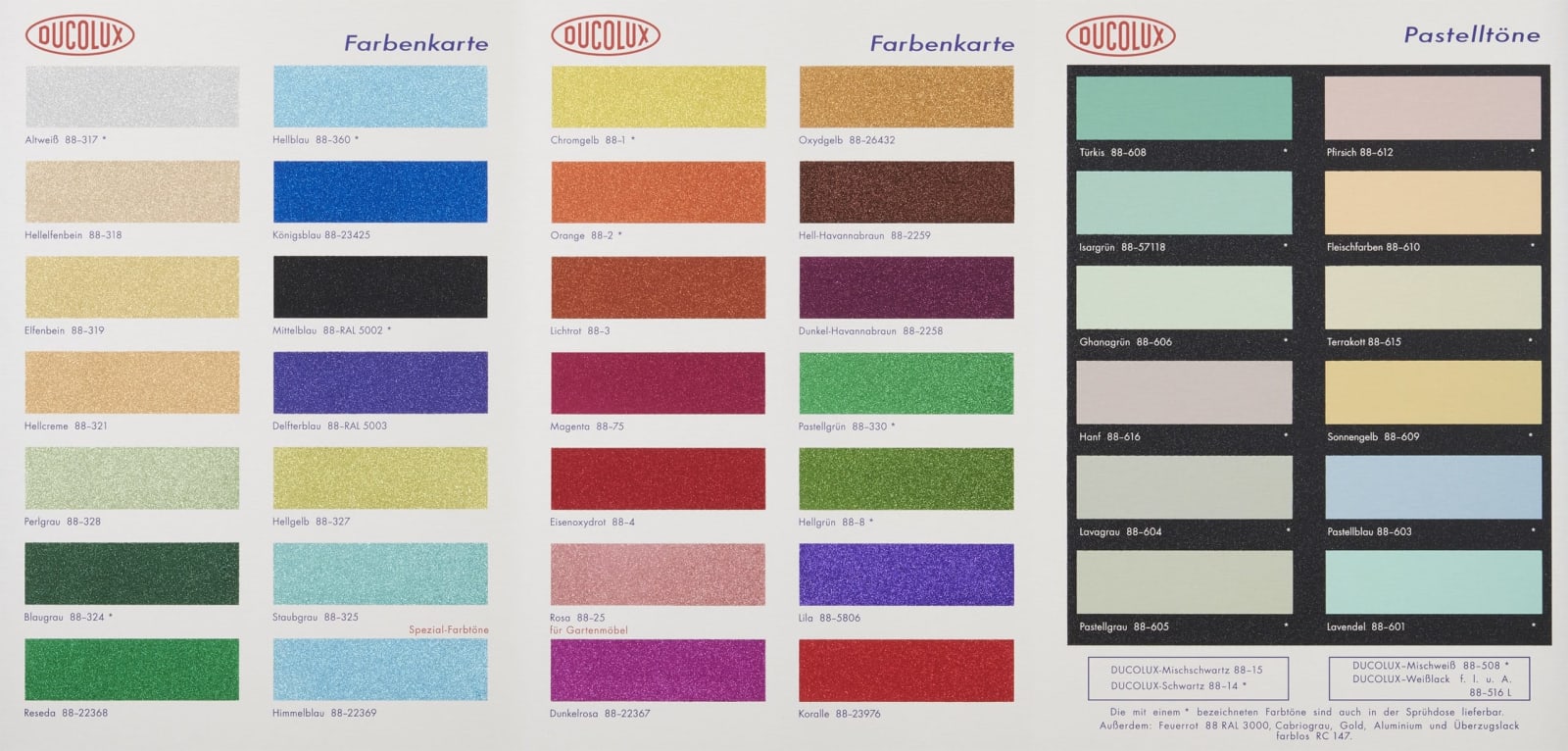 Damien Hirst, Colour chart, glitter (H3), 2017